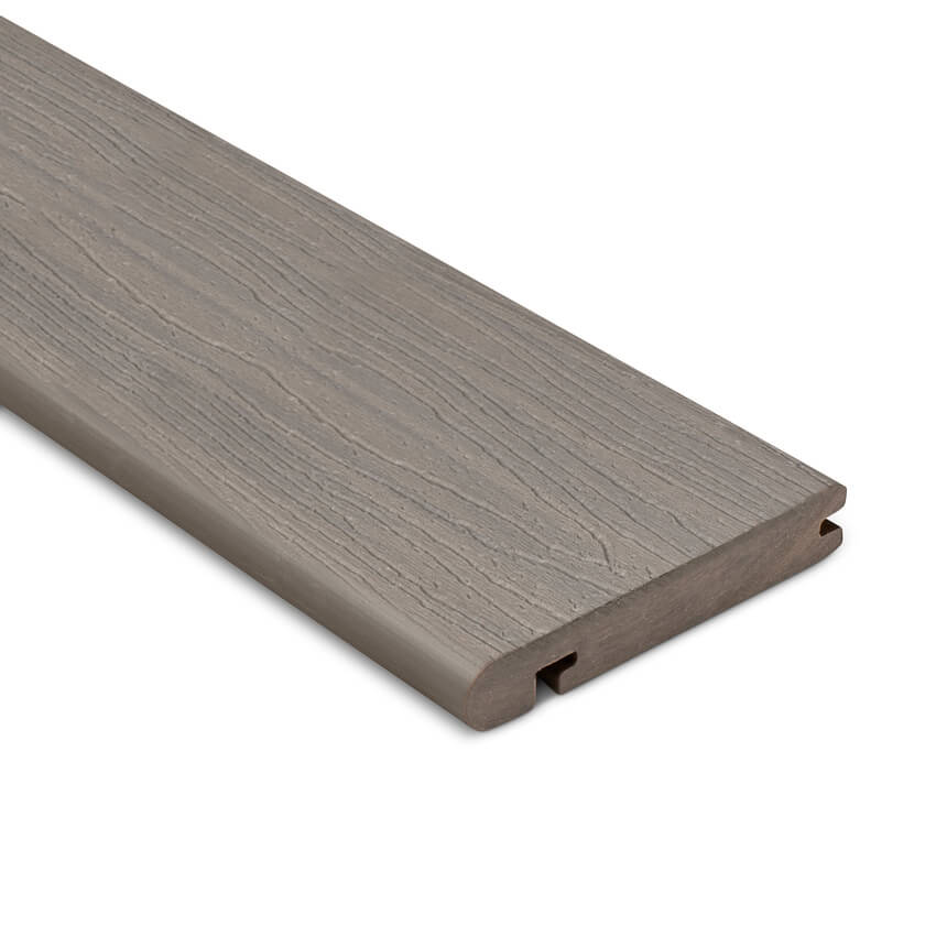 Antique Superior Elite Woodgrain Composite Decking Bullnose Edge Board M Assured Composite