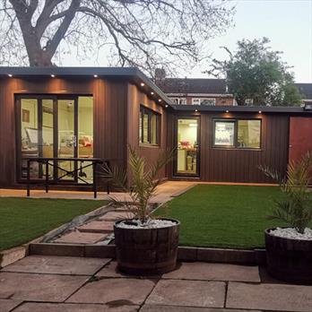 Coffee cladding on house