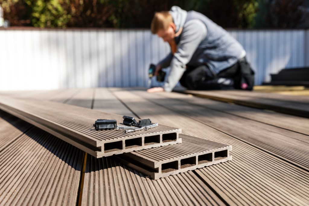 Composite decking leftovers