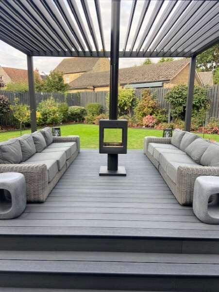 Superior anthracite decking - Assured Composite