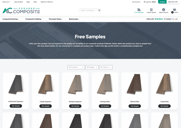 Free samples - Assured Composite